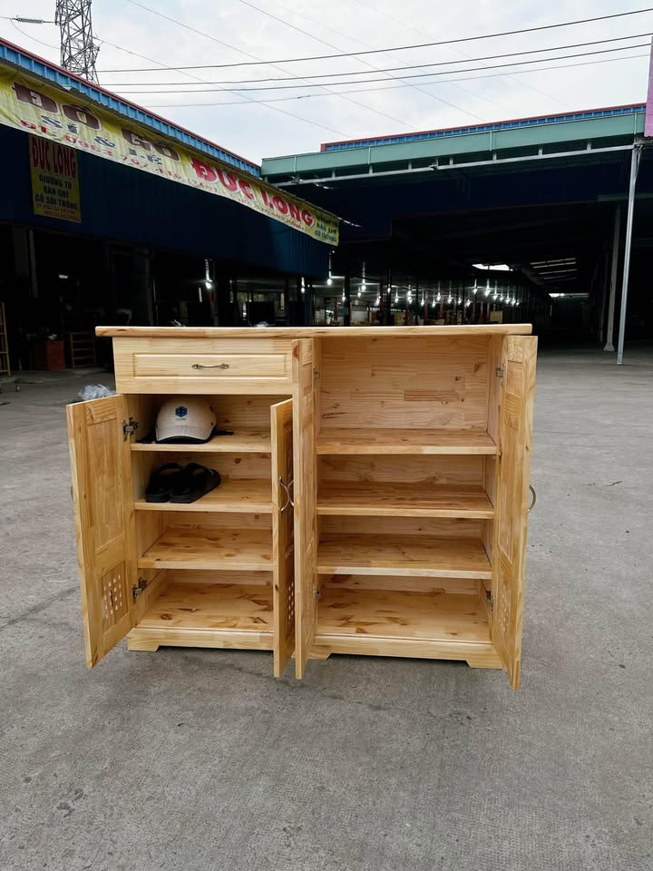 Tủ đựng giày dép gỗ tự nhiên