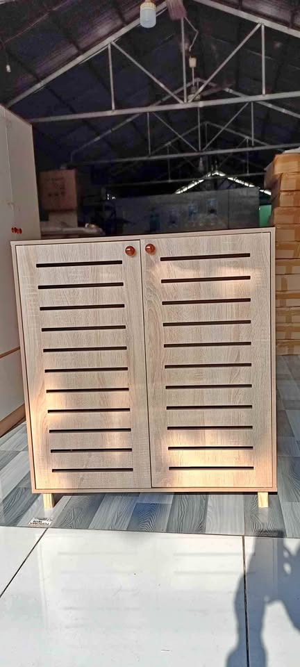 Tủ giày gỗ công nghiệp mdt phũ melanie chống xước chống mối mọt, cao 90 ngang 80 sâu 30