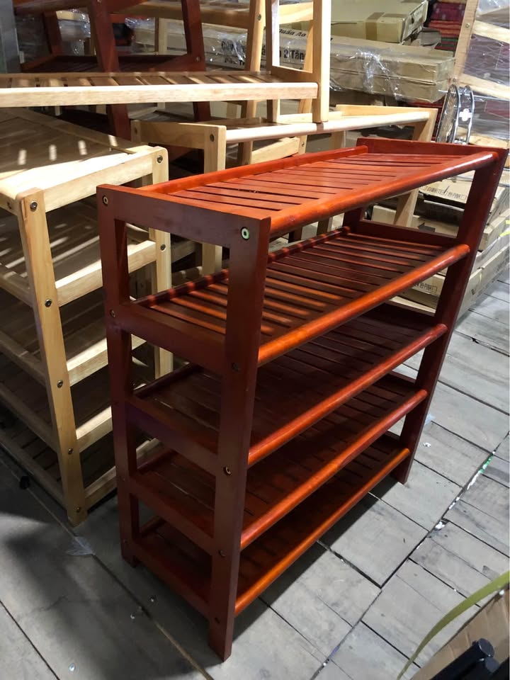 Kệ giày dép gỗ tự nhiên